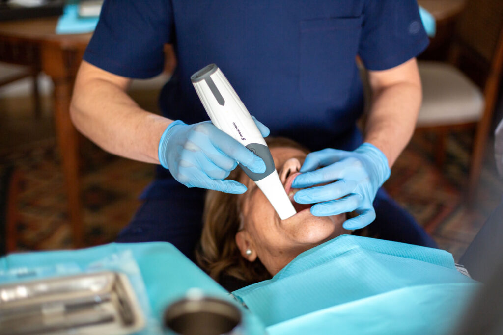 uso escaner digital dentall a domicilio